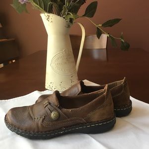 Earth Origins brown leather & suede shoes - Sz 8